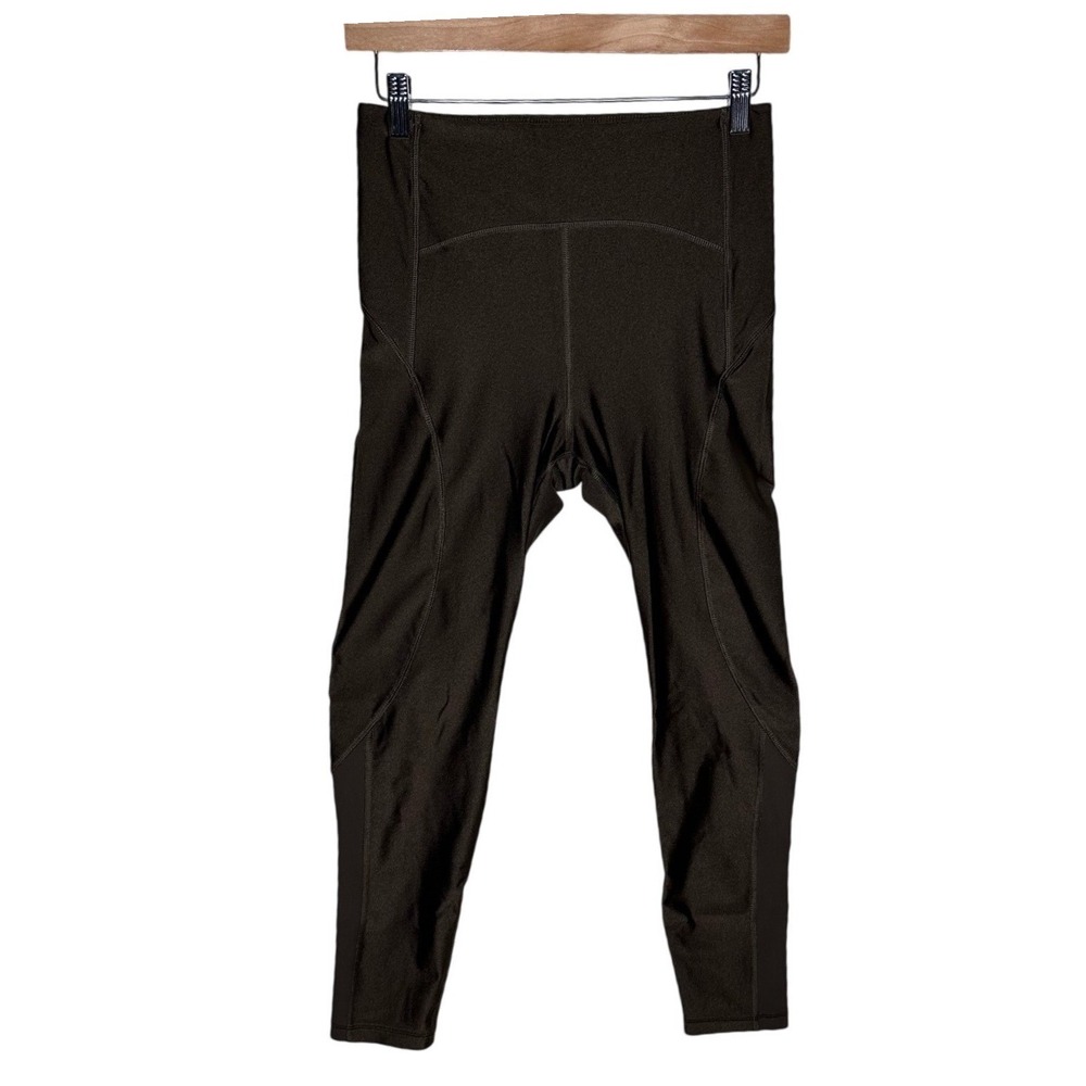 Old Navy Women's Quick Dry High Rise Leggings size‎ Medium Shiny Brown